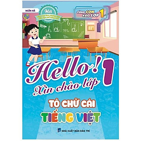 Sách - Hello! Xin chào lớp 1 - Tô chữ cái Tiếng Việt