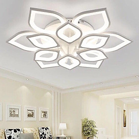 Mua Đèn trần trang trí phòng khách LED 12 cánh sen 3 chế độ màu có điều khiển