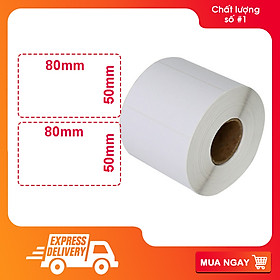 Mua Tem Decal 80x50 mm - 8x5 cm (Cuộn 30 Mét)