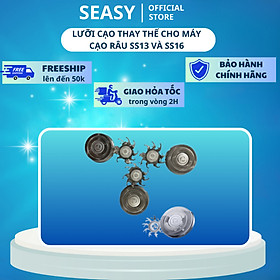 Máy cạo râu sạc điện SeaSy SS16 đa năng Cao Cấp 4 trong 1 thiết kế 3 lưỡi kép dành cho nam giới-Hàng Chính Hãng