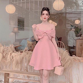 Đầm xoè ngắn 2 dây rớt vai SIÊU XINH -MS180V- Có size M/L đến 57kgMM MM