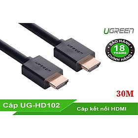 Mua Cáp HDMI dài 30M cao cấp hỗ trợ Ethernet + 4k 2k HDMI chính hãng Ugreen UG-10114