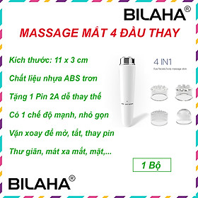 Máy Massage Mặt Hợp Kim 24k, Nâng Cơ Căng Da Mặt Chống Bọng Mắt, Giảm Thâm Quầng Đa Năng (Hàng Chính Hãng)