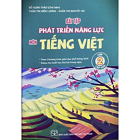Sách - Bài tập phát triển năng lực môn Tiếng Việt lớp 2 Tập 2
