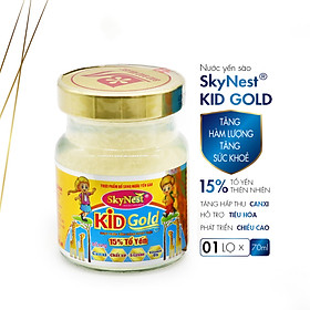 Nước yến sào SkyNest Kid Gold 15% Tổ yến - Thực phẩm bổ sung cho trẻ nhỏ - lọ 70m