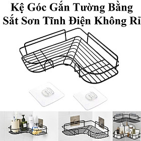 Mua Kệ Góc Gắn Tường Bằng Sắt Sơn Tĩnh Điện Không Rỉ