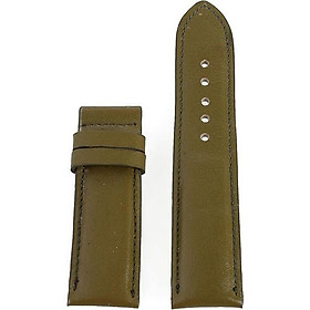 Dây đồng hồ nam nữ Huy Hoàng da bò size lớn màu rêu HT8137