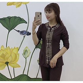 Đồ Lam Đi Chùa # Mẫu Khoá Và Bà Lai# Đồ Trắng  # Đồ Bộ # Quần Áo Nữ