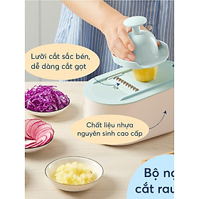Mua Bộ nạo cắt rau củ đa năng YOKO Inochi - cao cấp  đa năng  tiện lợi  cắt nhỏ  dễ dàng cắt lát - Tặng kèm sticker