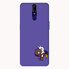 Ốp lưng điện thoại Oppo F11 hình Gấu và Thỏ - Hàng chính hãng