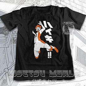 Áo phông KARASUNO HAIKYUU - HINATA SHOYO SMASH Baju Karakter Jepang x 6102 Kisetsu