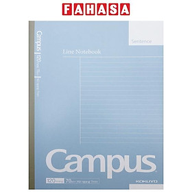 Tập Basic Notebook - Kẻ Ngang - 120 Trang 70gsm - Campus NB-B5L120BS