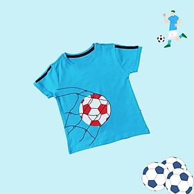 Áo thun bé trai thoáng mát thấm hút mồ hôi áo phông cho bé 1-6 tuổi cotton cao cấp KIDCATSHOP