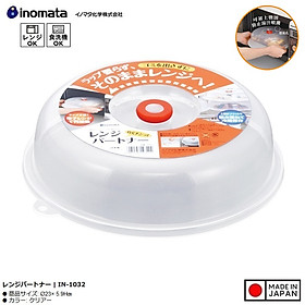 Nắp úp thực phẩm dùng cho lò vi sóng Inomata Ø23cm - Hàng nội địa Nhật Bản nhập khẩu chính hãng