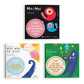 [Download Sách] Sách Ehon - Set 3 cuốn Moi Moi và những người bạn - Dành cho trẻ từ 0-2 tuổi