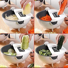 Mua Bộ Dụng Cụ Nạo Rau Củ Quả Kèm Rổ 6 Trong 1 Đa Năng Tiện Dụng   An Toàn   Sạch Sẽ
