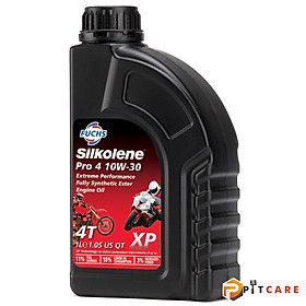 Nhớt Xe Máy Fuchs Silkolene Pro 4 10W30 Nhập Anh Chính Hãng Có Chiết Lẻ