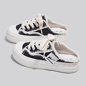 Giày lười thể thao nữ đế êm nhẹ, thoáng khí đế cao su đúc, chống trơn trượt hạn chế mòn – GNU2095