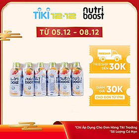 Lốc 24 Chai Sữa NutriBoost Hương Cam (297ml / Chai)