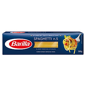Mì Barilla Sợi Hình Ống Sợi Vừa Số 5 Spaghetti (500g)