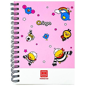 Sổ Lò Xo Ngang Oringa A6 200 Trang Hồng Hà 4166