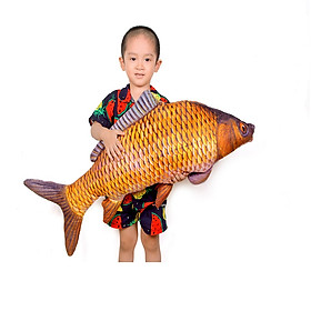 Gâú bông cá chép 3D cao cấp size 1M
