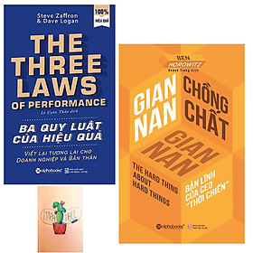 Combo Gian Nan Chồng Chất Gian Nan và Ba Quy Luật Của Hiệu Quả - Viết Lại Tương Lai Cho Doanh Nghiệp Và Bản Thân ( Tặng Kèm Sổ Tay )