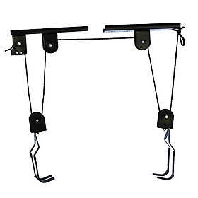 Ceiling BIKE STORAGE Lift Hang Cycle Garage Shed Mount Pulley Rack Hoist 40kg