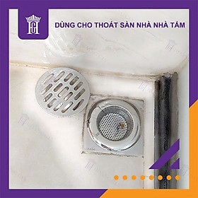 Chặn Tóc Inox Nhà Tắm Buồng Tắm Hoàng Gia - Hàng Chính Hãng Chất Lượng Cao