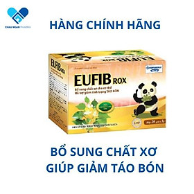 Mua Men vi sinh bổ sung chất xơ EUFIB rox Hộp 20 gói (Nguyên liệu nhập khẩu từ Đan Mạch) - Rostex- Tủ Thuốc Bảo Châu