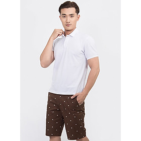 Áo Thun Polo Nam Trơn Novelty NATMTTMPSR200017N - Trắng