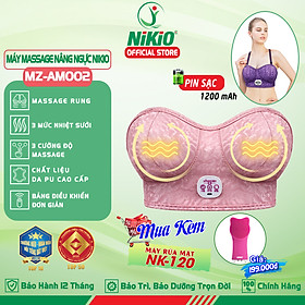 Máy massage ngực Ming Zhen Nikio MZ-AM002 - Tăng size hiệu quả, Nhiệt sưởi ấm kích thích phát triển