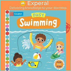 Sách - Busy Swimming by Campbell Books (UK edition, boardbook)