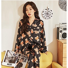 Bộ Đồ Mặc Nhà ️Đồ Ngủ Pijama Lụa Cao Cấp Siêu Mát Mềm Mịn - ELSA