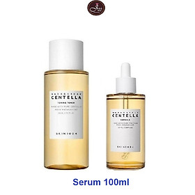 Bộ 2 Sản Phẩm Nước Hoa Hồng và Tinh Chất Dưỡng Da Rau Má Skin1004 Madagascar Centella Gồm Toner  Và Ampoule