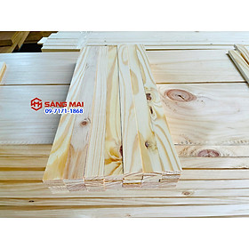 Mua  MS37  Thanh gỗ thông 1cm x 3cm x dài 30cm + láng mịn 4 mặt