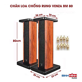 Mua Bộ 2 Chân loa gỗ Bookself  - 80 cm