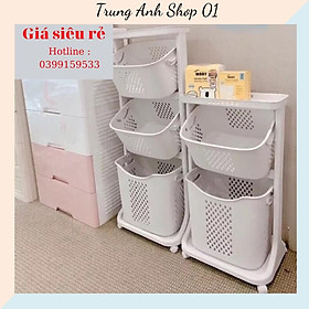 Kệ đựng đồ đa năng TASHUAN 5329B có bánh xe - HÀNG VIỆT NAM CAO CẤP