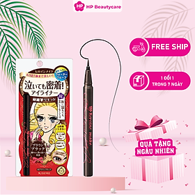 Bút Kẻ Mắt Nước Siêu Chống Trôi Kissme Heroine Make Smooth Liquid Eyeliner Super Keep Nét Siêu Sắc Mãnh 0.1g (Màu Nâu Đen)