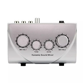 Mua Bộ Trộn Âm Thanh Karaoke Sound Mixer Hỗ Trợ Độ Vang Cho Echo VINETTEAM -Hàng Chính Hãng