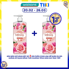 Kem Tắm Watsons Love My Skin Softening Cream Body Wash 700ml/1000ml