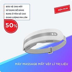 Máy Massage Mắt Vật Lí Trị Liệu Nóng Lạnh Với Công Nghệ Bán Dẫn Kết Hợp Rung Ở Tần Số Cao Với 3 Chế Độ Tùy Chỉnh Linh Hoạt