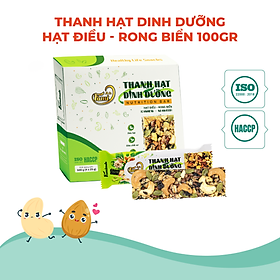 Thanh Hạt Dinh Dưỡng Vị Hạt Điều & Rong Biển Faminuts - Thanh Ngũ Cốc Ăn Kiêng Giảm Cân