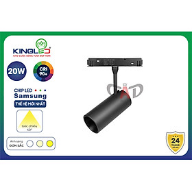 Đèn Rọi Ray Nam Châm 20W Vỏ Đen (RNC-20SS-RR) KINGLED