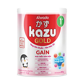 Tinh tuý dưỡng chất Nhật Bản Sữa bột KAZU GAIN GOLD 810g 1+ từ 12 tháng