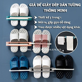 Mua Kệ Giá Để Giày Dép Dán Tường 3in1 - Giá Treo Giày  Treo Khăn Tắm  Treo Đồ Dán Tường Thông Minh 3 Trong 1