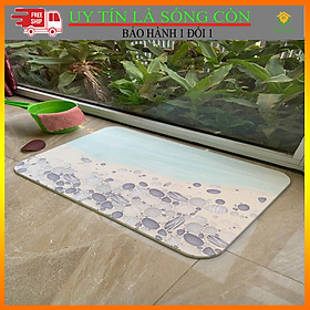 Mua Thảm Đá Siêu Thấm Nước Pihouse Công Nghệ Nhật Bản - Thảm Lau Chân  Thảm Phòng Tắm - Đặt Chân Lên Là Khô Ngay