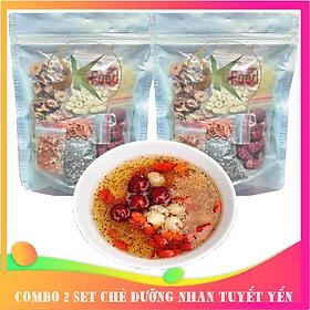 Chè dưỡng nhan tuyết yến bổ dưỡng thanh mát mỗi 1 set gồm 12 vị nấu được