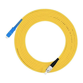Cáp nhảy quang Single mode Simplex Fiber dài 5M SC-FC Màu vàng Ugreen 80299NW224 Hàng chính hãng