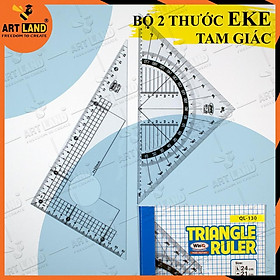 Bộ thước Eke tam giác WinQ - Triangle ruler
